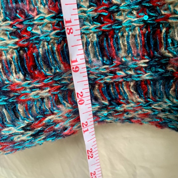 NWT Kitson Brand - I Love My Sweater Size M - multi colour with sequins - Picture 6 of 12